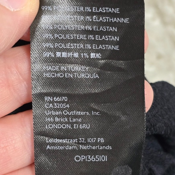 Maeve Top Women 3X Black Pullover Puff Sleeve Stretch Minimalist Anthropologie - Picture 7 of 12